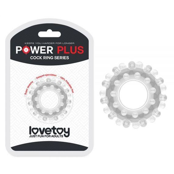 Ерекційне кільце POWER PLUS Cockring еластичне без вібрації Sex Aura