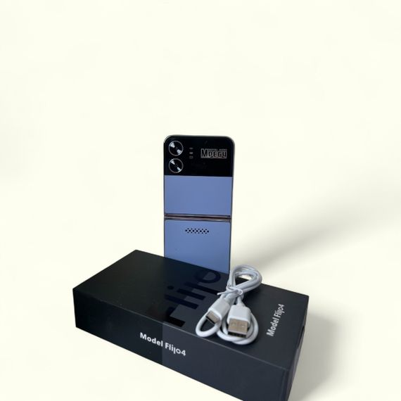 Кнопочный мобильный телефон раскладушка AIEK Flilo 4 на 4 сим карты Blue | Зображення 6