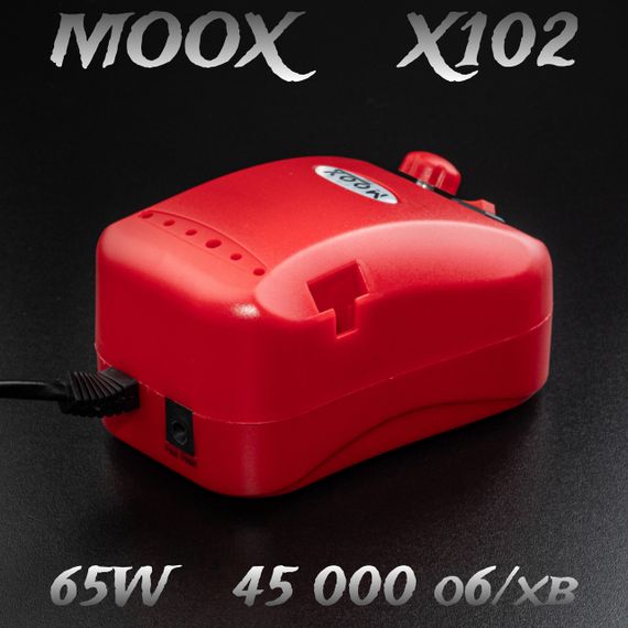 Красный фрезер Moox X102 45тис. об/мин, 65W для маникюра и педикюра | Зображення 3