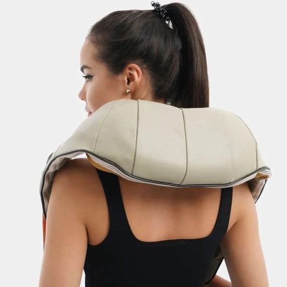 Масажер для шиї та плечей, Massager of Neck Kneading / Роликова масажна накидка / / Електричний масажер з підігрівом | Зображення 5