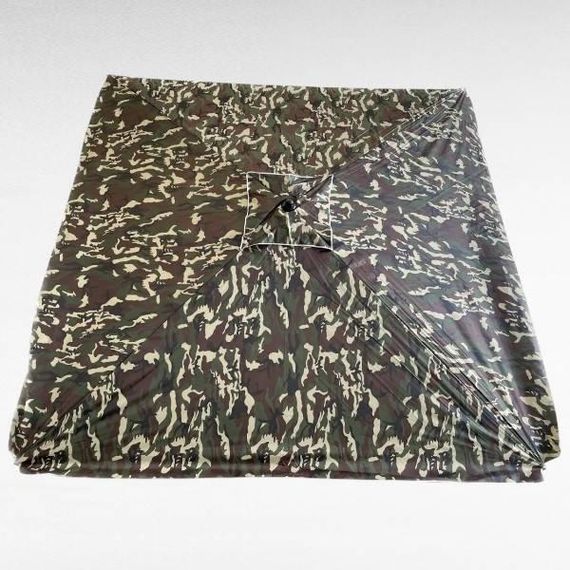 Зонт квадратный 2*2м с клапаном и металлическим каркасом черного цвета Камуфляжный