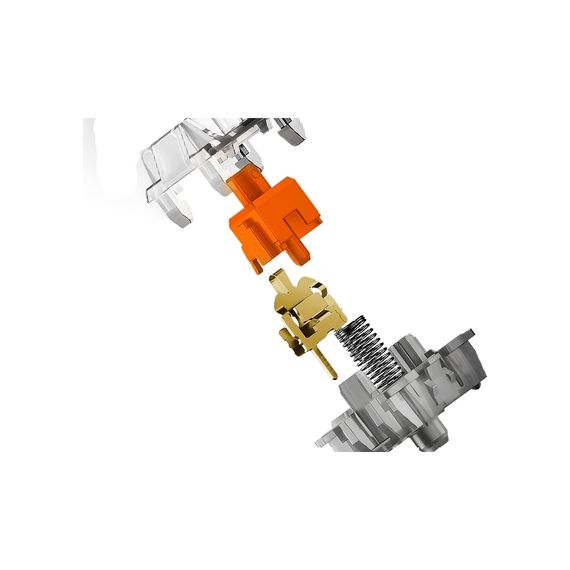 Клавіатура Hator Gravity X TKL Orange USB White (HTK551UA) | Зображення 8