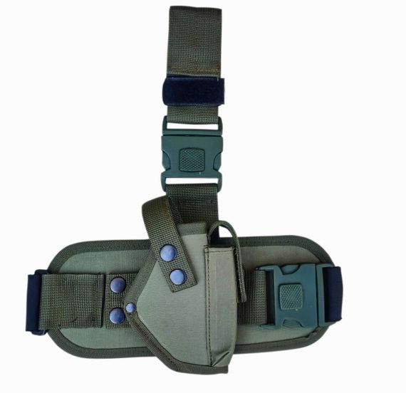 Кобура для ПМ-Макарова стегновий з платформою (oxford 600d, хакі Олива зелена) MAS | Зображення 1