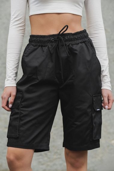 Трикотажні шорти карго Without Volt Reflective Black | Зображення 5