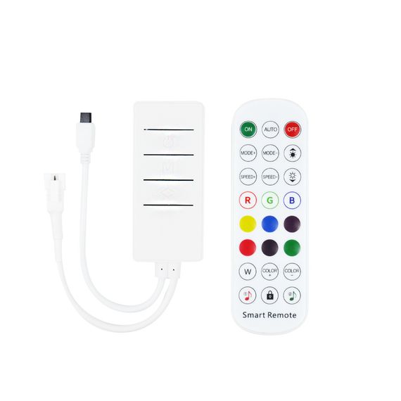 Контролер PROLUM  SPI; RGB; Wi-Fi; TUYA; 24 кнопки; 3PIN; Series: HomeLink