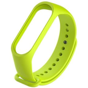 Силіконовий ремінець для фітнес-браслета Xiaomi Mi Band 4 - Lime