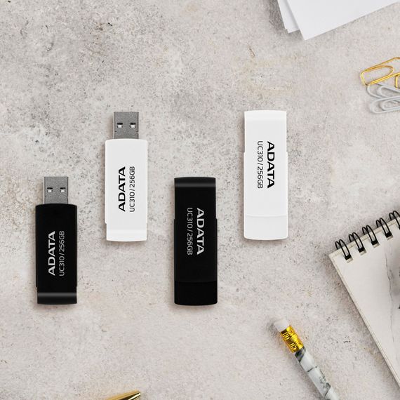 USB флеш накопичувач ADATA 256GB UC310 Black USB 3.0 (UC310-256G-RBK) | Зображення 8