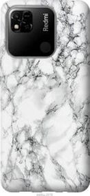Чехол на Xiaomi Redmi 10A Мрамор белый из пластика FCh_043341