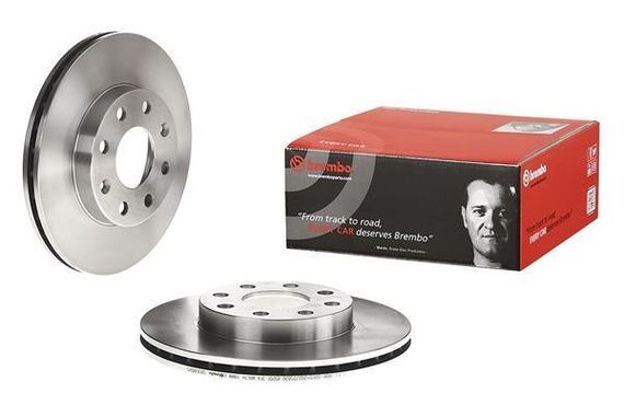 Передний тормозной диск R13 Ланос BREMBO - 09.3090.20