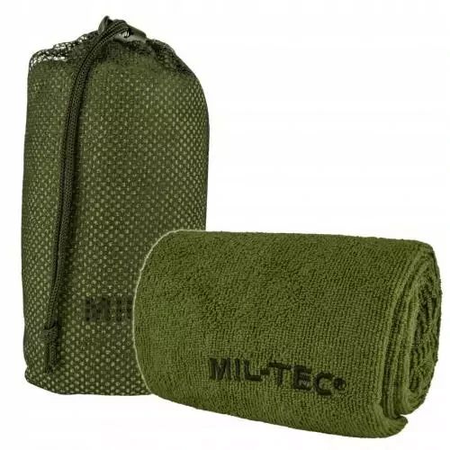 Похідний рушник мікрофібра міл-тек Рушник військовий MICROFIBRE Olive Туристичний  рушник розмір 100×50см Олива | Зображення 5