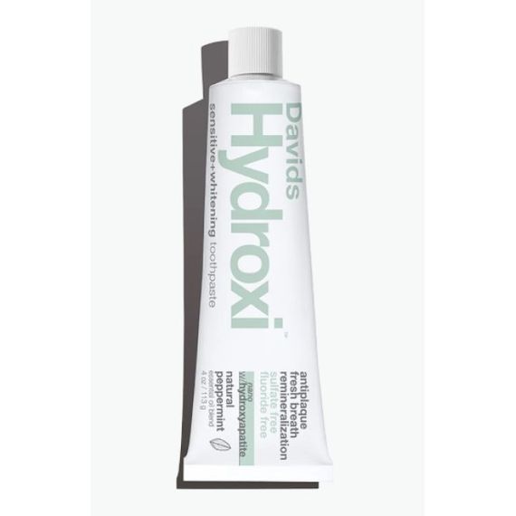 Зубна паста Davids Hydroxi Sensitive+ Whitening з наногідроксиапатитом зі смаком перцевої м'яти, 113 грам