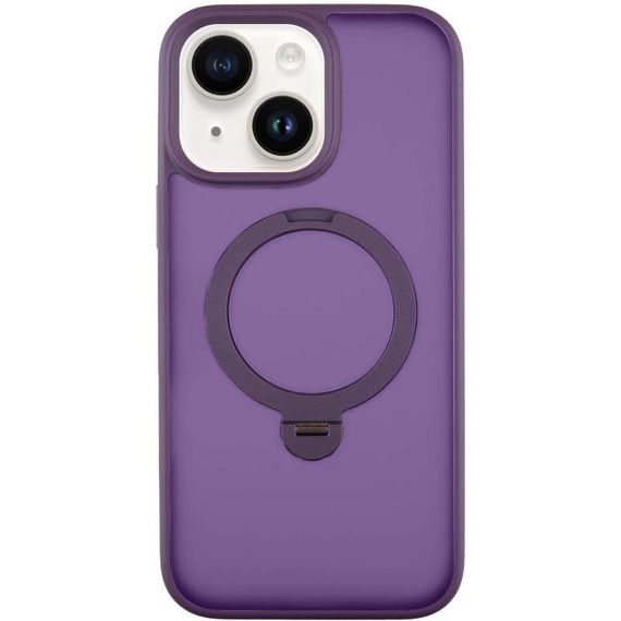 Чохол Ummi Colorful with Magnetic Fit HQ Ring для Apple iPhone 14 / 13 (6.1") Purple