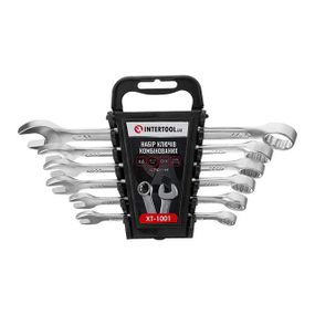 Набір ключів комбінованих 6 од., STORM, 8-17 мм, Cr-V INTERTOOL XT-1001