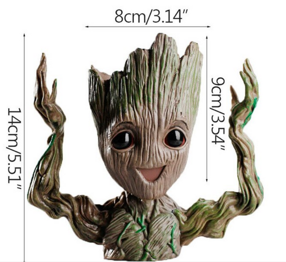 Цветочный горшок кашпо Primo Грут Groot для цветов и канцелярии (GR-04) | Зображення 4