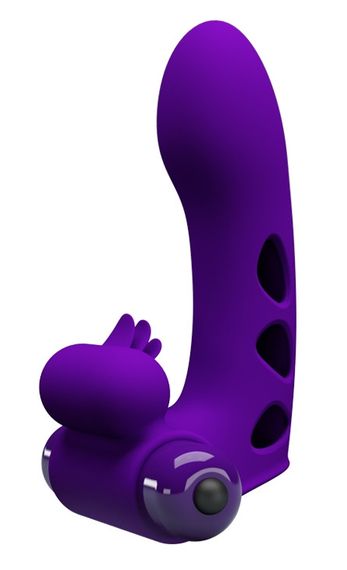 Кліторальний стимулятор на палець Pretty Love-Orlando Finger Violet, BI - 014836-1 Sex Aura | Зображення 1