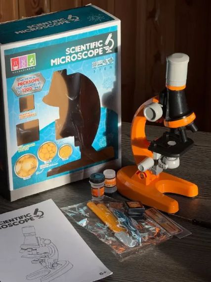 Дитячий мікроскоп Scientific Microscope збільшує у 1200 разів | Зображення 1