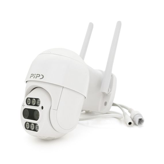 4+4Мп Wi-Fi відеокамера з двома об'єктивами вулична SD/картка PiPo PP-IPC33D4MP20 PTZ 2.8mm ICSee | Зображення 2