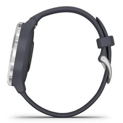 Смарт-годинник Garmin vivomove 3S, Silver, Granite Blue, Silicone (010-02238-20) | Зображення 3