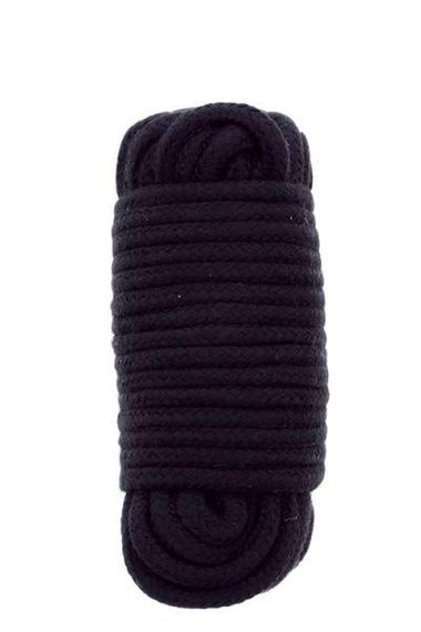 Мотузка для бондажа BONDX LOVE ROPE - 10m, BLACK Sex Aura