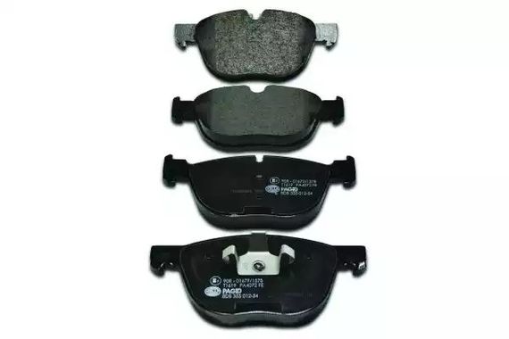 Колодки передні гальмівні, bmw x5/x6 07- (ate) HELLA PAGID (8DB355012541) | Зображення 2