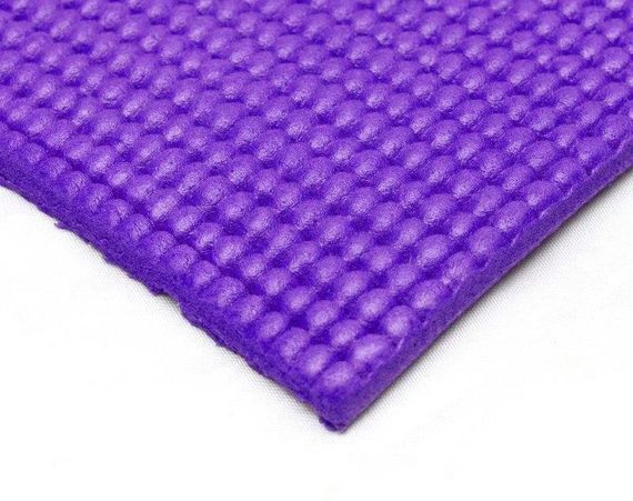 Килимок для йоги та фітнесу Power System PS-4014 PVC Fitness-Yoga Mat Purple (173x61x0.6) | Зображення 4