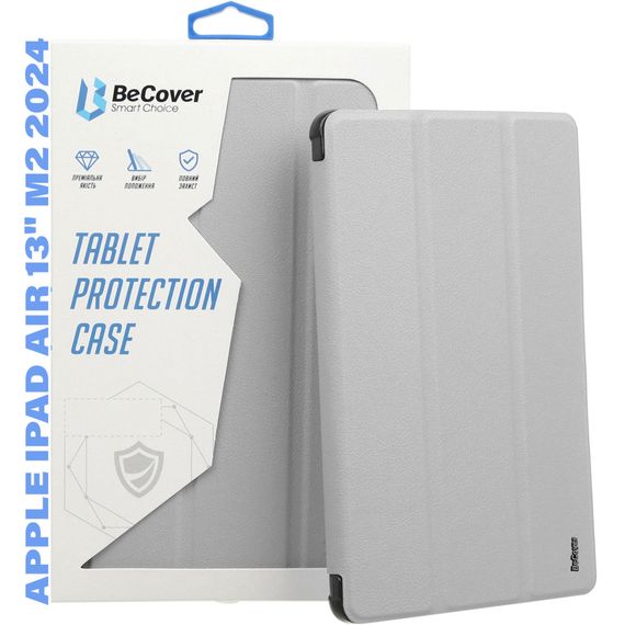 Чохол до планшета BeCover Soft Edge TPU Apple iPad Air 13" M2/M3 (2024/2025) Gray (711712) | Зображення 5