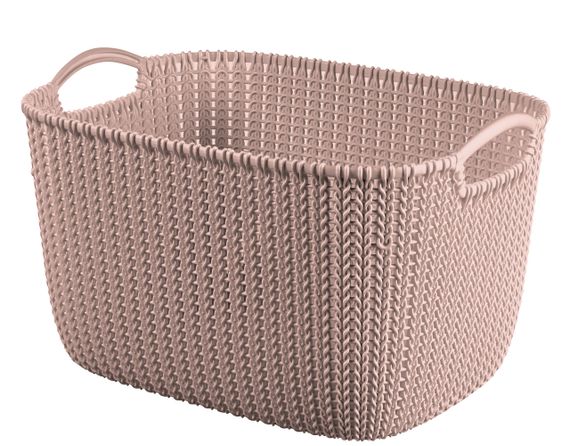 Корзина для хранения Curver (Курвер) Knit 19 л (03670) Розовый