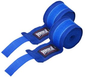 Бинти для боксу PowerPlay 3047 Сині Lycra (спандекс) (3м)