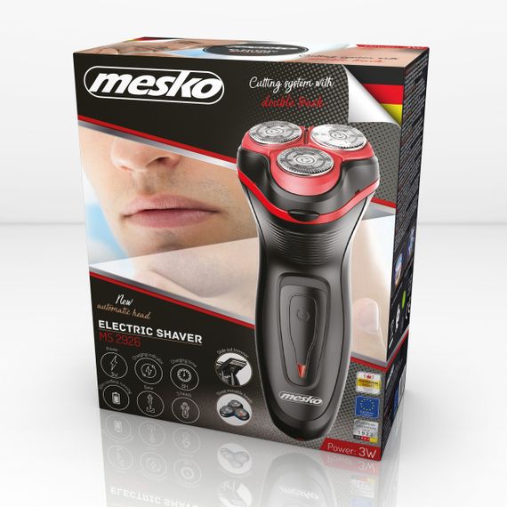 Електробритва Mesko MS 2926 роторна акумуляторна 3 головки з тримером | Зображення 9