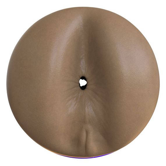 Мастурбатор-попка Fleshlight Boost Blast Female Medium Dark Flesh, плаваючі кільця Turbo Tech | Зображення 1
