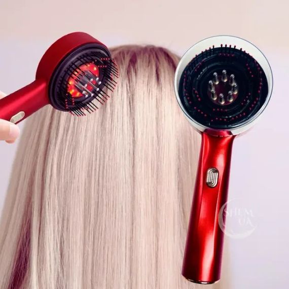 Массажер-гребешок для роста и улучшения состояния волос Massage and Nourish, массажная расческа для головы | Зображення 5