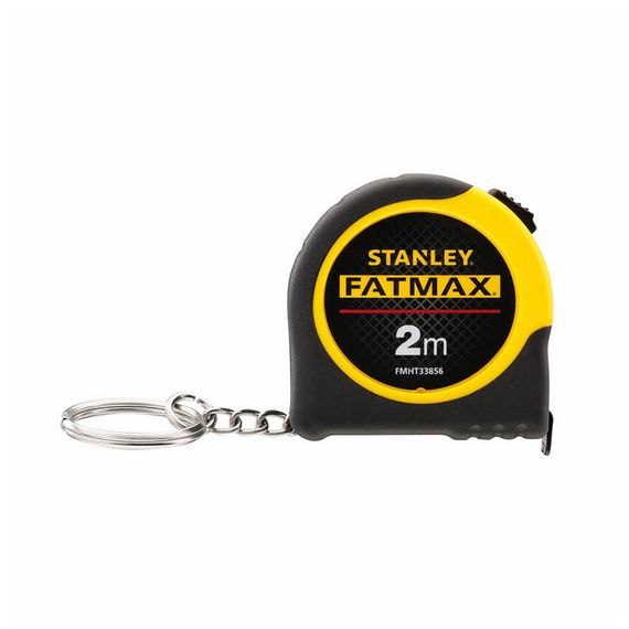 Рулетка Stanley FatMax брелок, 2м х 13мм в гумовому корпусі (FMHT1-33856) | Зображення 1