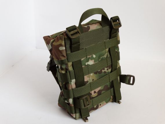 Тактична ранцева сумка сухарка Армійський підсумок військовий універсальний для ЗСУ мультикам | Зображення 8