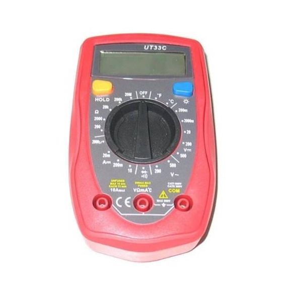 Мультиметр цифровой UT33C Красный