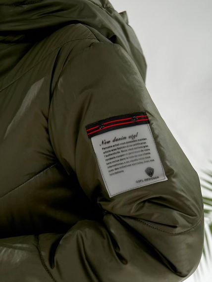 Утеплена куртка, арт.417/1, хакі | Зображення 5