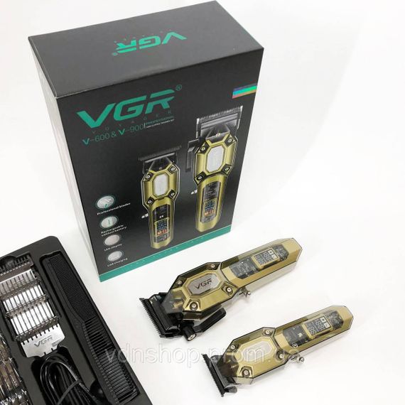 Электрическая машинка триммер для волос и бороды VGR, Окантовочная машинка для стрижки аккумуляторная MY-89 | Зображення 8