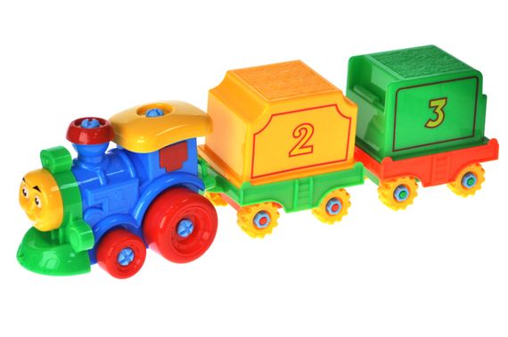 Потяг каталка 8681 в ковпаку р.43x10,5x14 см YG Toys | Зображення 1