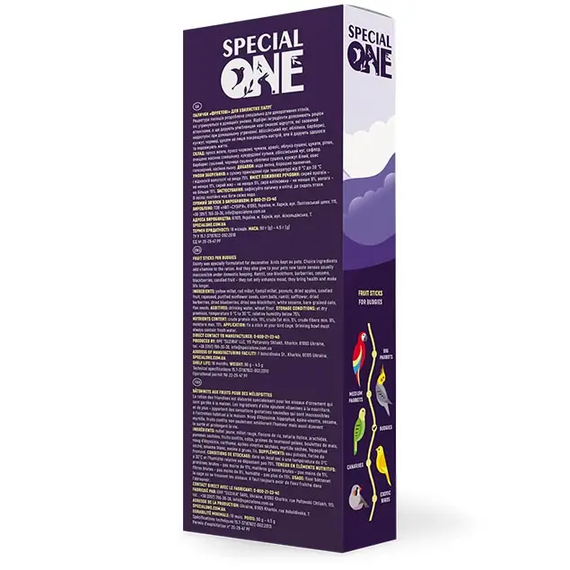Ласощі Special One для хвилястих папуг 90 г | Зображення 2