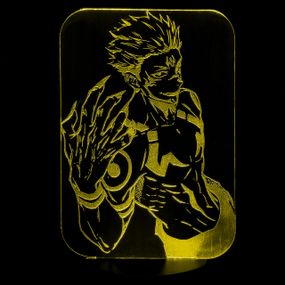 Акриловый светильник-ночник Юдзи Итадори желтый tty-n000261