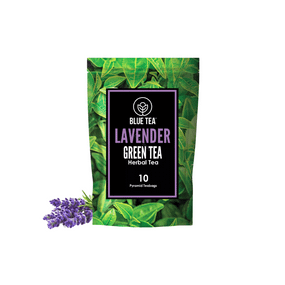 Зелений чай з лавандою  10 пірамідок Blue Tea 8906153094182