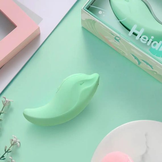 Вібратор та кліторальний стимулятор KISSTOY Heidi Green | Зображення 5