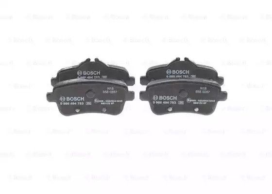 Колодки гальмівні дискові MB M-Klasse, GLE-Klasse задн.  BOSCH (0986494783)