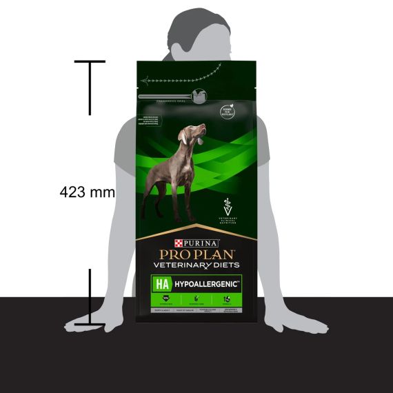 Сухий лікувальний корм Purina Pro Plan Veterinary Diets для собак та цуценят при харчовій алергії  4шт*1.3 кг | Зображення 3