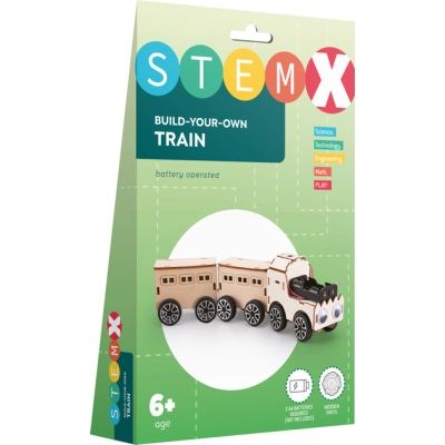 Конструктор Stem Поезд Деревянный на батарейках (3858894673681)