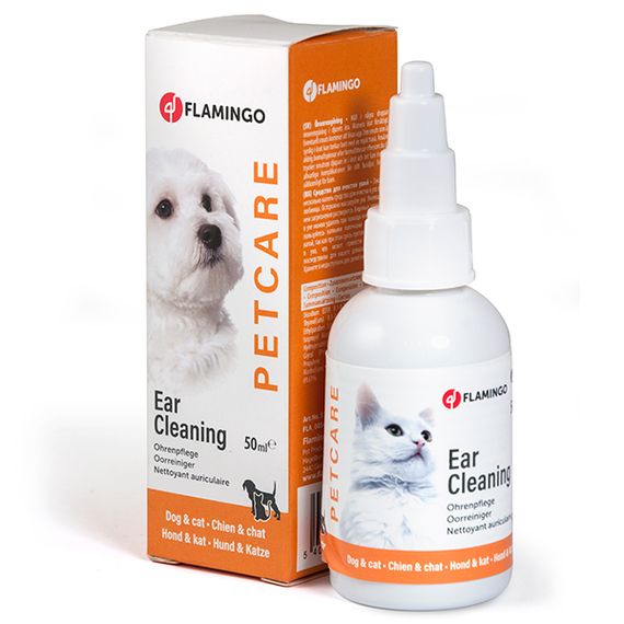 Краплі для догляду за вухами котів та собак Flamingo Petcare Ear Cleaner 50 мл