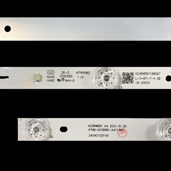 LED підсвітка TV 24" inch 330mm 4-led K236WDD1 A4 4708-K236WD-A4113N01 L24HD21B DH-LM22-F200 2шт. | Зображення 1
