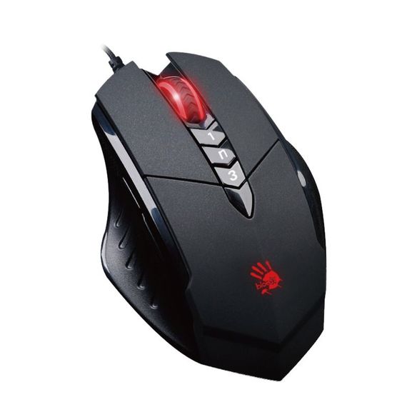 Миша ігрова A4-Tech Bloody V7M, чорна, з підсвічуванням, USB | Зображення 4