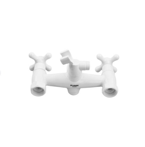 Змішувач для ванни PLAMIX Pablo -140 EURO SET White (з шлангом та лійкою) (PM0670) | Зображення 2