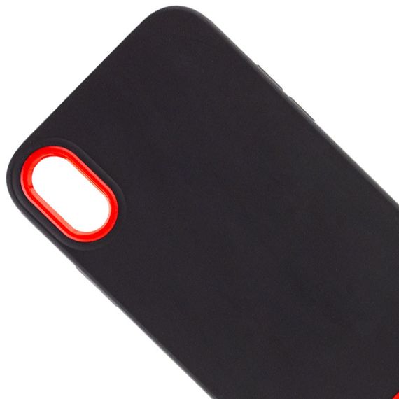 Чохол TPU+PC Bichromatic для Apple iPhone XR (6.1") Силікон, Black / Red | Зображення 1
