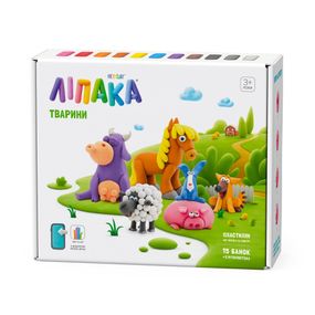 Меганабор самозатвердевающего пластилина Домашние животные ЛИПАКА 15012-UA01